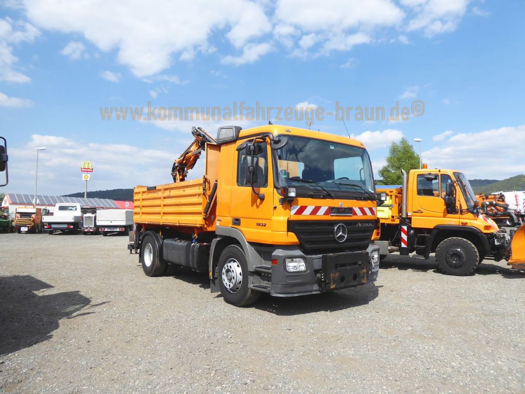 Mercedes-Benz Actros 1832 Wechselsystem*Kipper/Kran*Winterdien - Photo 12