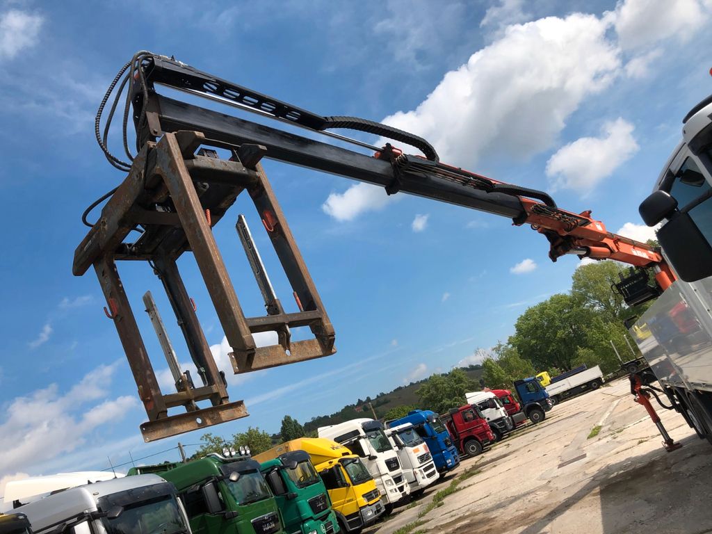 Scania 440 Baustoff Atlas Kran 170-2V-A12 Zange Lenkach - Photo 32