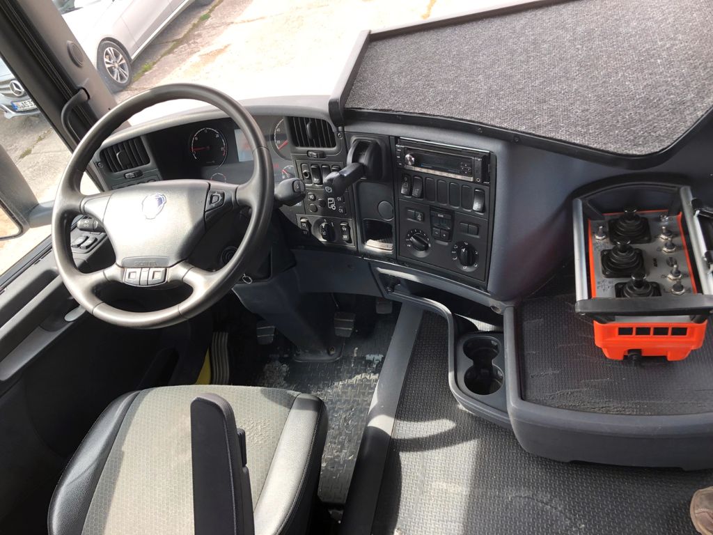 Scania 440 Baustoff Atlas Kran 170-2V-A12 Zange Lenkach - Photo 39