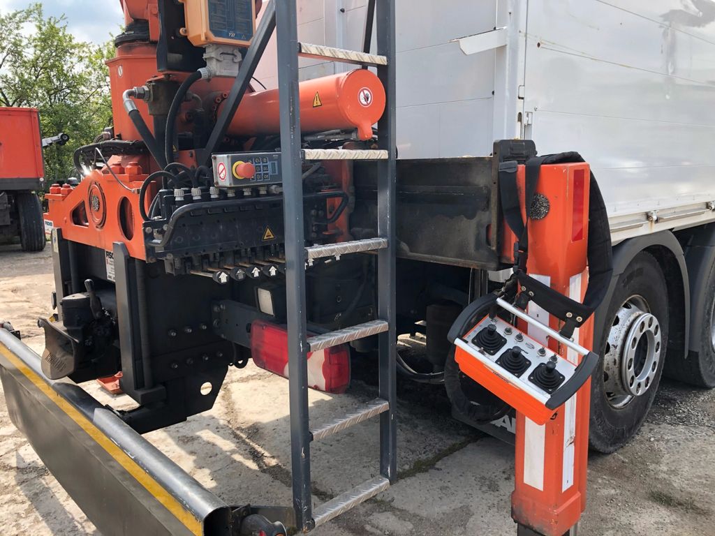 Scania 440 Baustoff Atlas Kran 170-2V-A12 Zange Lenkach - Photo 9