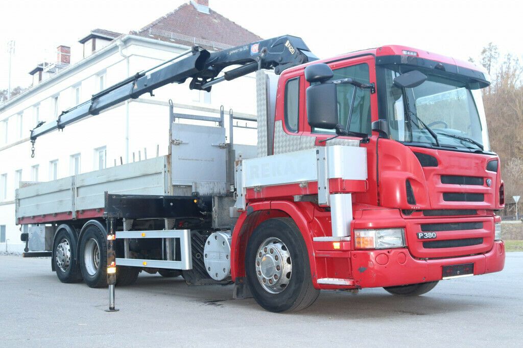 Scania P380 E5 6x2 Kran HMF1420 Funk Fernbedienung - Photo 3